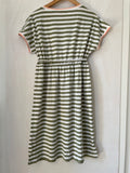 ESPRIT (257) - grün-weiss gestreiftes Kleid, Gr. M