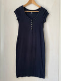 H&M mama (257) - dunkelblaues Kleid, Gr. M
