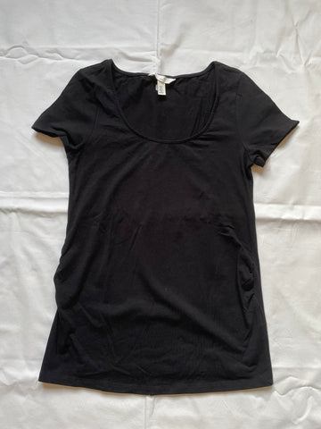 H&M mama (191) - schwarzes Shirt, Gr. S