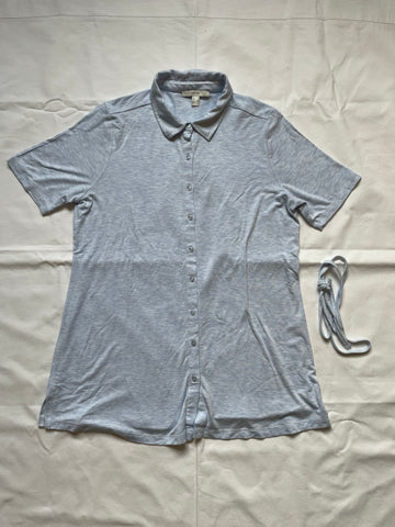 ESPRIT (191) - blaumeliertes Shirt, Gr. S
