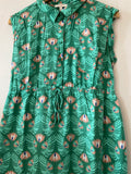 PomKin (209) - grün, gemustertes Kleid, Gr. M