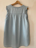 H&M mama (211) - blaue Bluse, Gr. L