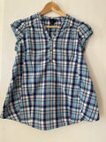 H&M mama (199) - karierte Bluse, Gr. M