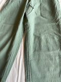 mama licious (157) - grüne Leinenhose, Gr. S (36)