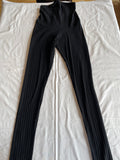 H&M mama (132) - schwarze Leggings, Gr. XS (34)