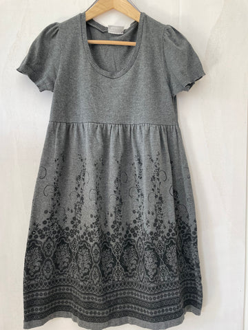 Yessica (217) - graues Kleid, Gr. 36/38
