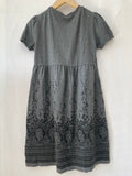 Yessica (217) - graues Kleid, Gr. 36/38