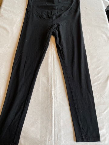 H&M mama (220) - schwarze Leggings, Gr. L