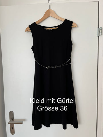 envie de Fraise - schwarzes Kleid, 36/38